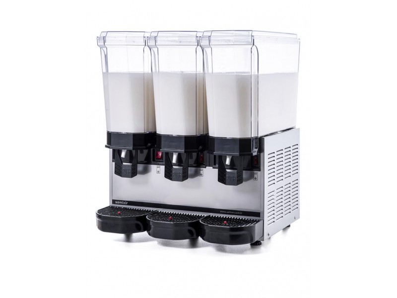 Samixir 3'lü Ayran - Meşrubat Makinesi - 60 Litre İnox Gövde A+A+A Samixir 3'lü Ayran - Meşrubat Makinesi - 60 Litre İnox Gövde A+A+A