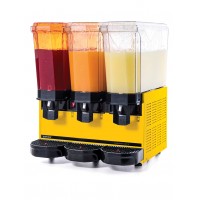 Samixir 3'lü Şerbet - Limonata Makinesi - 60 Litre Sarı Gövde Ş+Ş+Ş