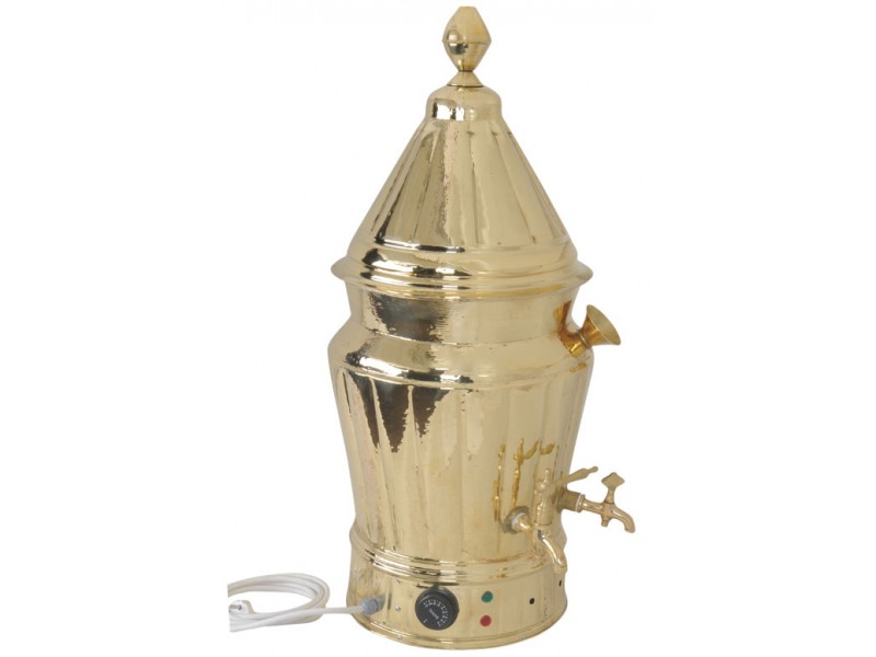 Sahlep Makinesi Pirinç Semaver 25 Litre