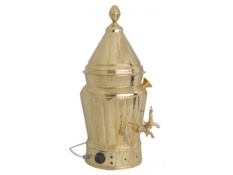 Sahlep Makinesi Pirinç Semaver 7,5 Litre