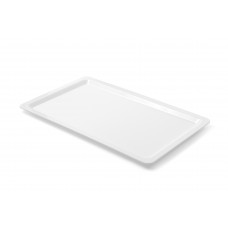Kasap Tepsisi Beyaz Polikarbon 1/1 53x32x2 Et Sunum Tepsisi