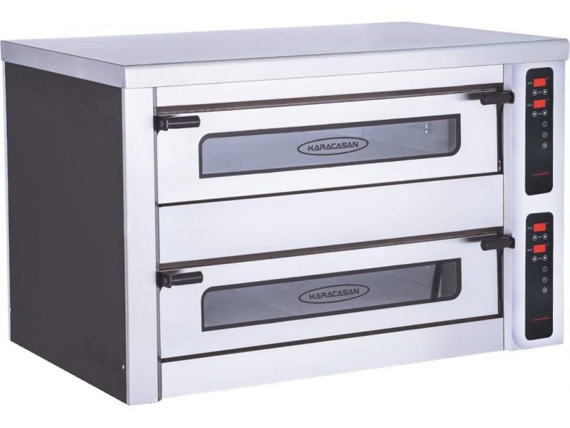 Karacasan Çift Katli Pizza Fırını 30 cm x 8 Pizza PFD 8 Dijital ''FİYAT SORUNUZ'' Karacasan Çift Katli Pizza Fırını 30 cm x 8 Pizza PFD 8 Dijital ''FİYAT SORUNUZ''