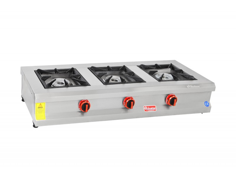 Himaksan Set Üstü Gazlı Üçlü Ocak, Gazmer Onaylı Lpgli veya Doğalgazlı Ce Belgeli 130X50X25 Ocak ''FİYAT VE STOK SORUNUZ''