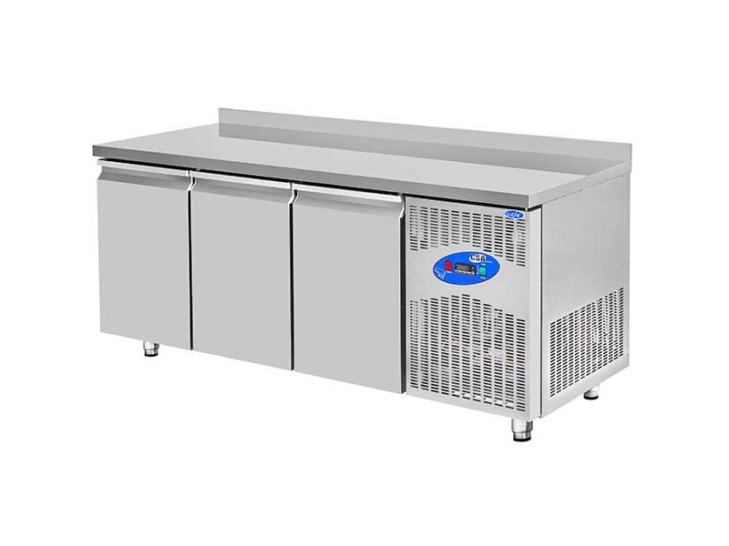 CSA İnox Tezgah Tip Buzdolabı 400 Litre 3 Kapılı