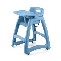 Plastik Mama Sandalyesi Mavi