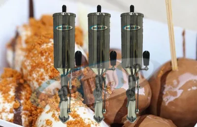 Çikolatalı Lokma - Lokma Çikolata Dolum Makinesi - 3 lü Set