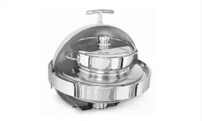 Kayalar Rolltop Kapak Chafing Dish - Reşo Çorbalık Ankastre 180 Derece Açılır Kapaklı Yuvarlak Elektrikli '' Fiyat Sorunuz ''