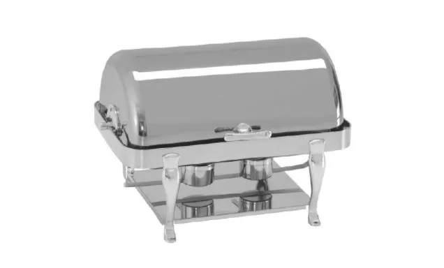 Kayalar Rolltop Kapak Chafing Dish - Reşo 180 Derece Açılır Kapaklı Elektrikli '' Fiyat Sorunuz ''
