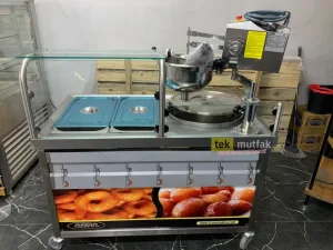 Özvan Lokma Makinesi - Tek Pişiricili Elektrikli Lokma Tezgahı - Lüks Model 