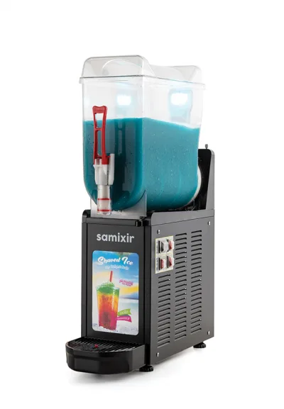 Samixir Allure Ice Slush, Granita, Buzlaş &amp; Karsambaç Makinesi 12 lt, Siyah