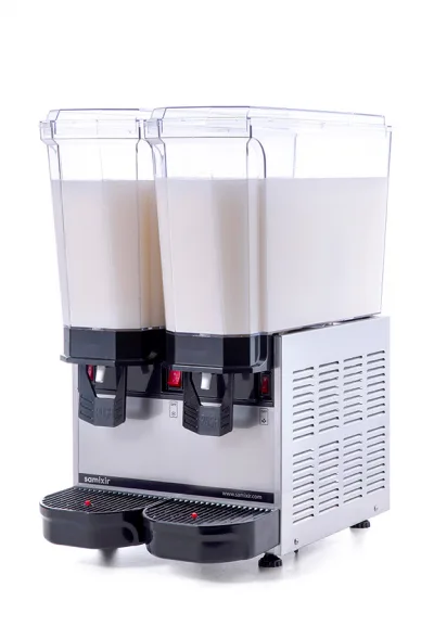 Samixir 2'li Ayran - Meşrubat Makinesi - 40 Litre İnox Gövde A+A
