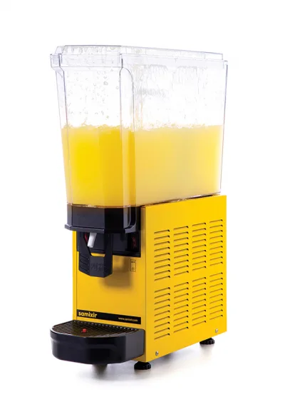 Samixir Tekli Şerbet - Limonata Makinesi - 20 litre Sarı Gövde Şerbet