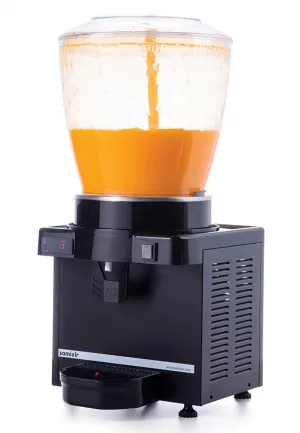 Samixir Panoramik Şerbet - Limonata Makinesi Dijital - 22 Litre Siyah Gövde