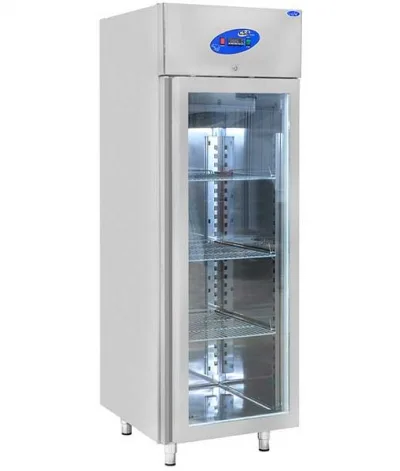 CSA İnox Dikey Tip Buzdolabı - 600 Litre Camlı  430 KALİTE