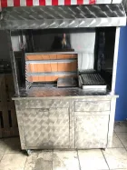 Kokoreç Tezgahı - Davlumbazlı Kokoreç Tezgahı - 120 cm "FİYAT SORUNUZ!"
