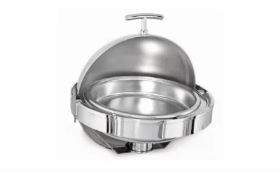 Kayalar Rolltop Kapak Chafing Dish - Reşo Ankastre 180 Derece Açılır Kapaklı Yuvarlak Elektrikli '' Fiyat Sorunuz ''