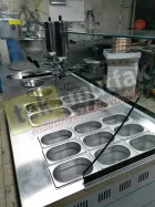 Lokma Tezgahı - Çikolata Dolgu Makineli Yeni Model Lokma Tezgahı Tek Parça 240 Cm