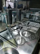 Lokma Tezgahı - Çikolata Dolgu Makineli Yeni Model Lokma Tezgahı Tek Parça 240 Cm