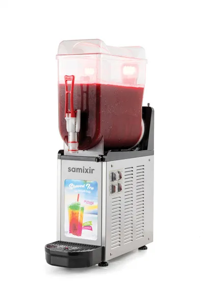 Samixir Allure Ice Slush, Granita, Buzlaş &amp; Karsambaç Makinesi 12 lt, İnox