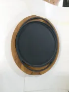 Ahşap Altlıklı Döküm Kavurma Tavası