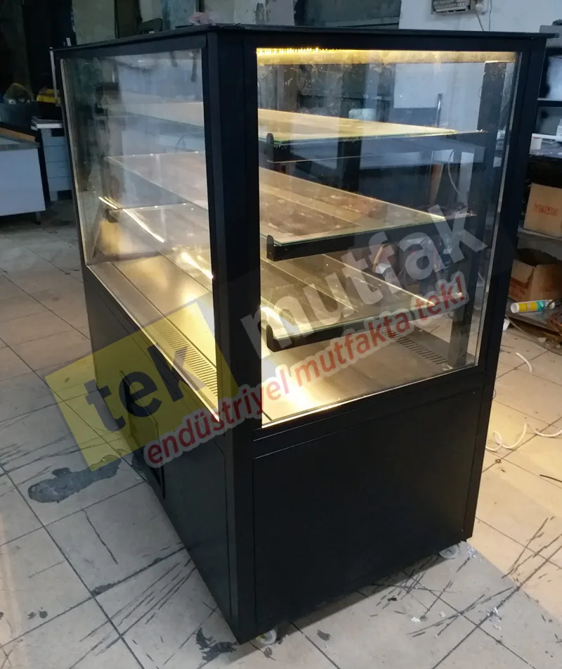 Pasta Teşhir Dolabı +4 derece Dik Camlı 3 Raflı''FİYAT SORUNUZ''
