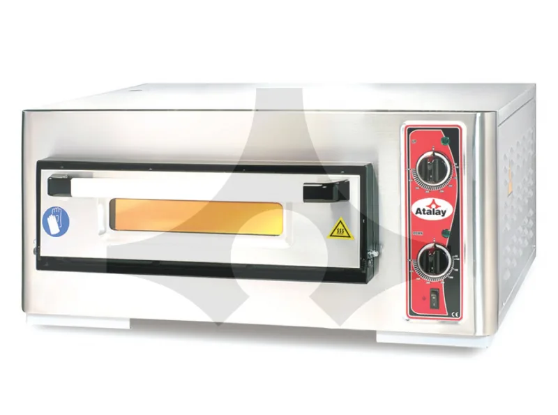 Atalay Tek Katlı Pizza Fırını 24 cm x 4 Pizza APF-50-1