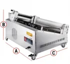 Şengün Makine 60 cm Yufka Yedek Hamuru Açma Makinesi Hız Kontrollü SM-60