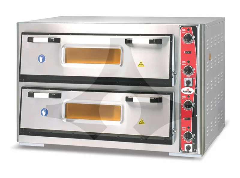 Atalay Çift Katlı Pizza Fırını 30 cm x 12 Pizza APF-962-2