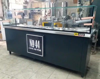 Yeni Nesil Lokma Sunum Tezgahı - Çikolatalı Lokma Tezgahı
