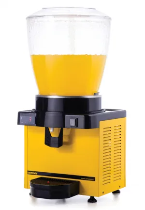 Samixir Panoramik Şerbet - Limonata Makinesi Dijital - 22 Litre Sarı Gövde