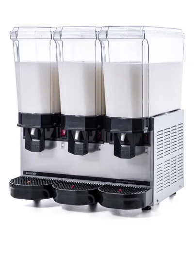 Samixir 3'lü Ayran - Meşrubat Makinesi - 60 Litre İnox Gövde A+A+A
