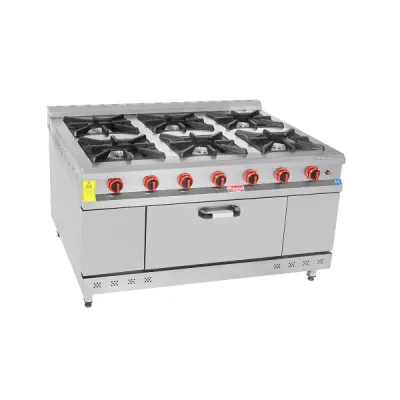 Himaksan 6 Ocaklı 1 Fırınlı Kuzine, Gazmer Onaylı Gazlı Lpgli veya Doğalgazlı Ce Belgeli 150X100X85 ''FİYAT VE STOK SORUNUZ''