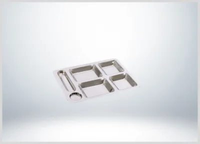 Yürük Bardaklıklı Tabldot - Self Servis Sanayi Tip 0,80 MM Paslanmaz Çelik 304 