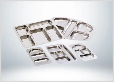 Yürük Kahvaltılık 3'lü Tabldot - Self Servis 0,60 MM Paslanmaz Çelik 304 