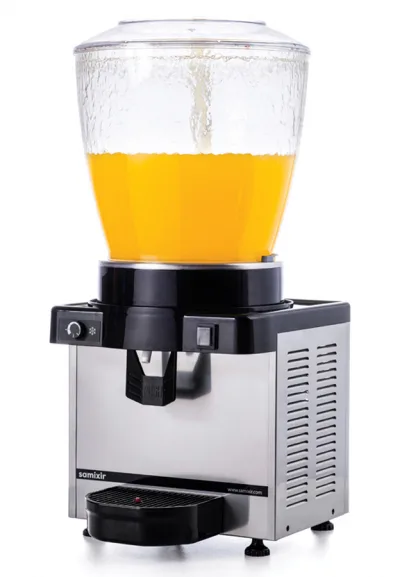 Samixir Panoramik Şerbet - Limonata Makinesi Analog - 22 Litre İnox Gövde