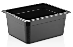 Polikarbon Siyah Gastronom Küvet 1/2 - 150 mm