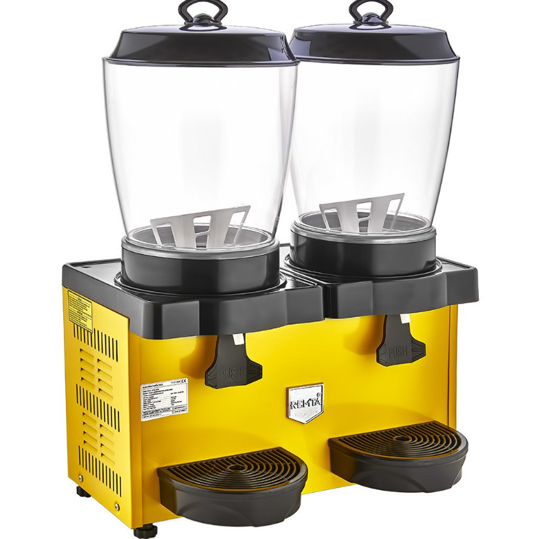 Remta Royal Mini İkili Şerbet veya Ayran Soğutucu - 11 + 11 lt Limonata veya Ayran 