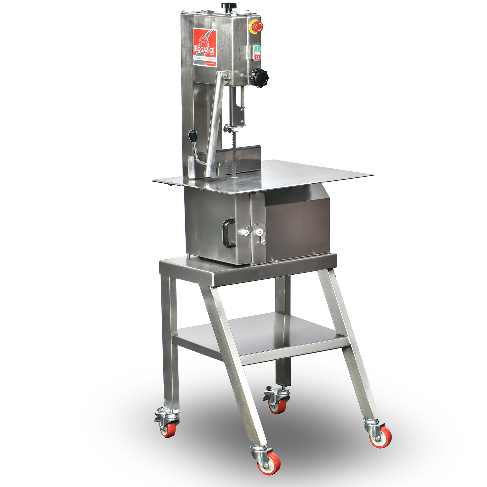 Boğaziçi Et Kemik Testeresi Ayaklı Komple Paslanmaz Frenli Motor