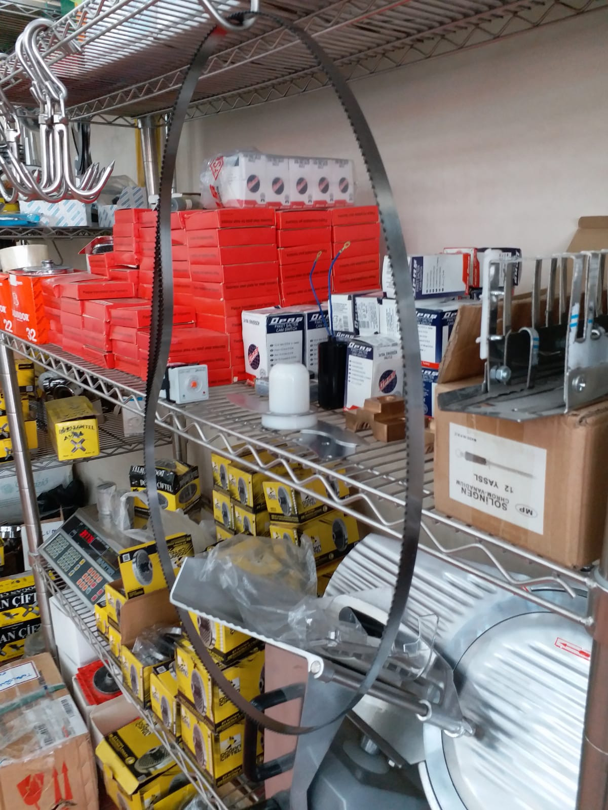 Bosfor Et Kemik Testeresi Yedek Şerit - Testere - Orjinal Bosfor Yedek Testere 1840 mm (5'li Paket) 