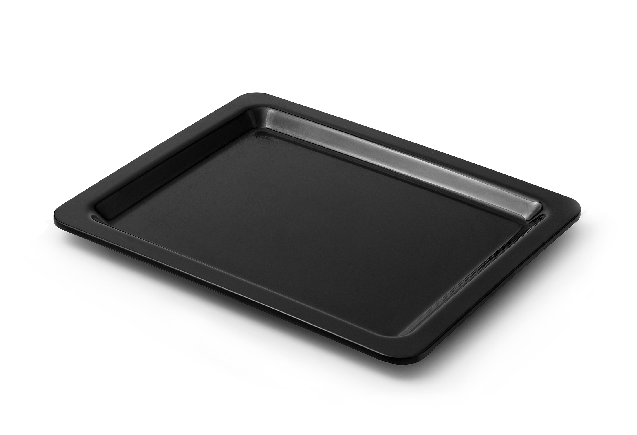 Kasap Tepsisi Siyah Polikarbon 1/2 26x32x2 Et Sunum Tepsisi