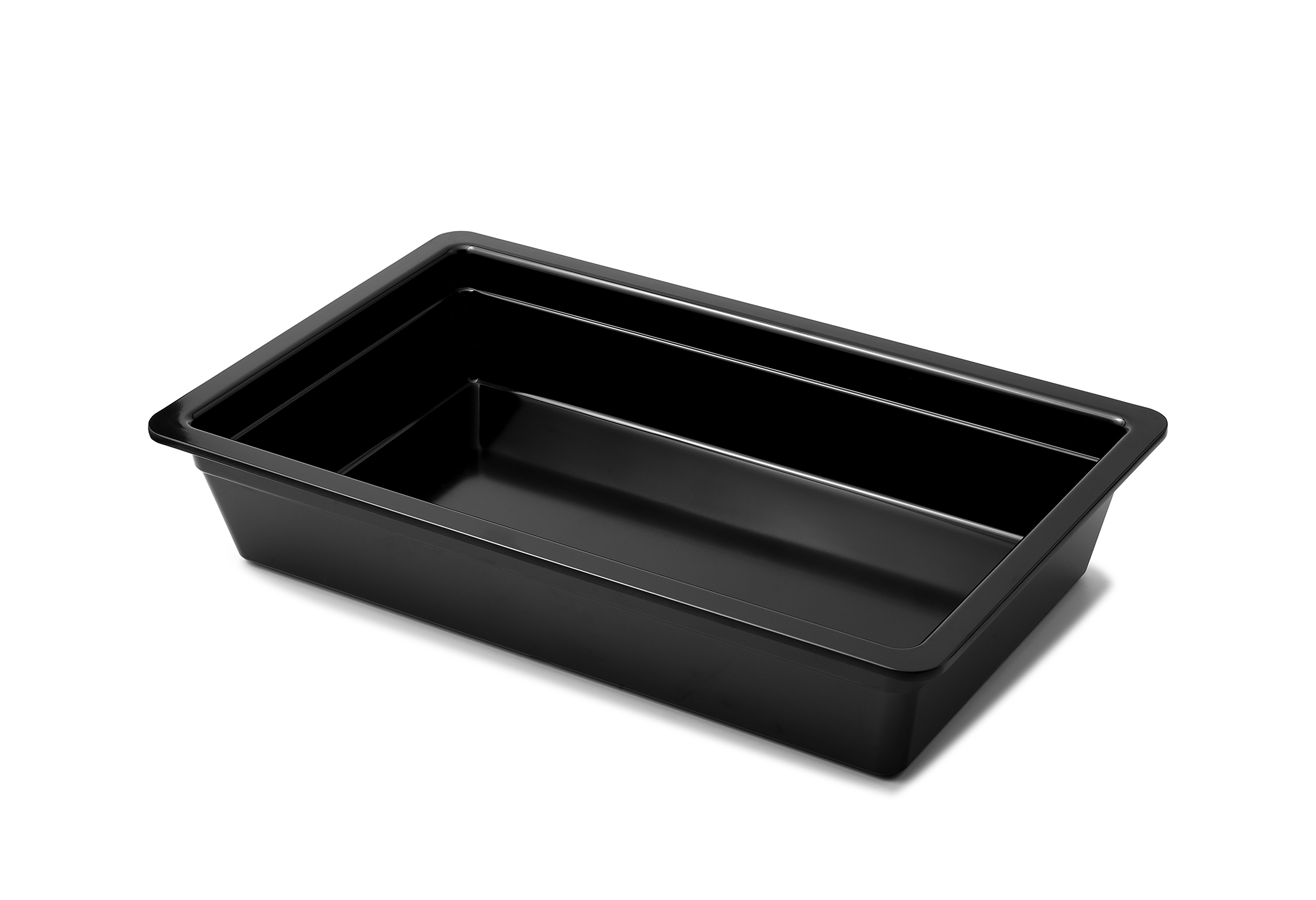 Gastronom Küvet Siyah Polikarbon 1/2 26x32x6