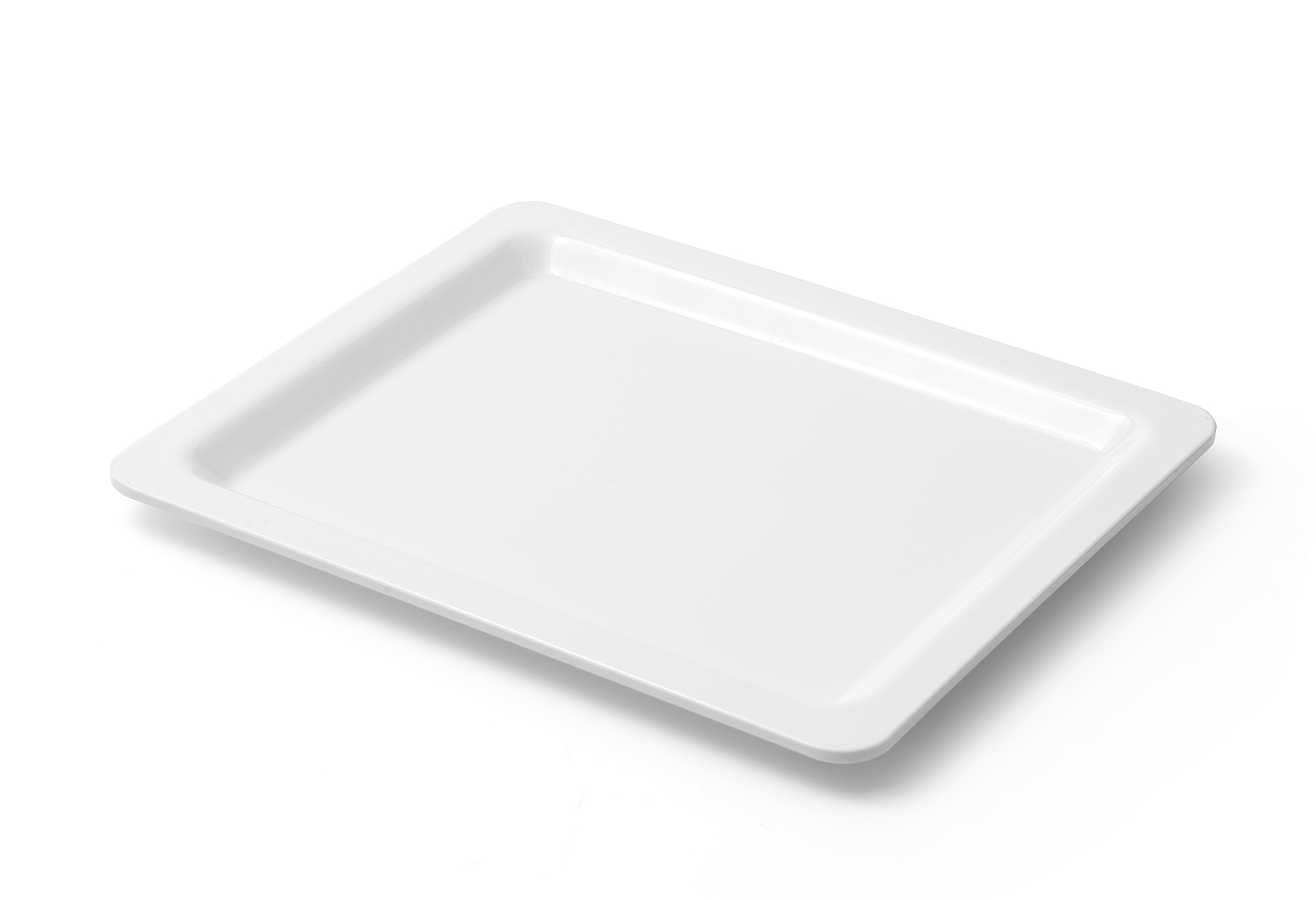 Kasap Tepsisi Beyaz Polikarbon 1/2 26x32x2 Et Sunum Tepsisi