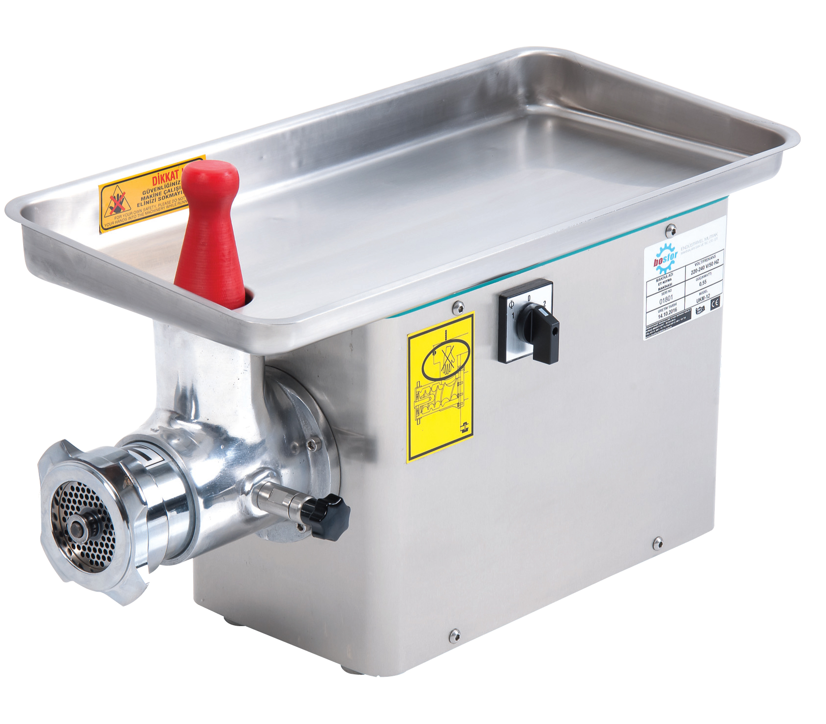 Bosfor 12 No Kıyma Makinesi UKM-12