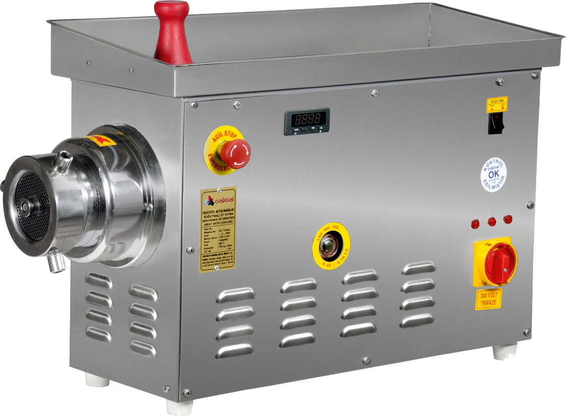 Çağdaş 32 No Paslanmaz Soğutmalı Kıyma Makinesi KOMPLE PASLANMAZ