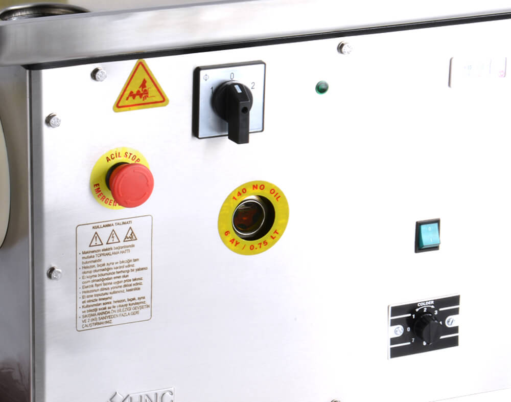 HNC 22 Paslanmaz Soğutmalı Kıyma Makinesi KOMPLE PASLANMAZ