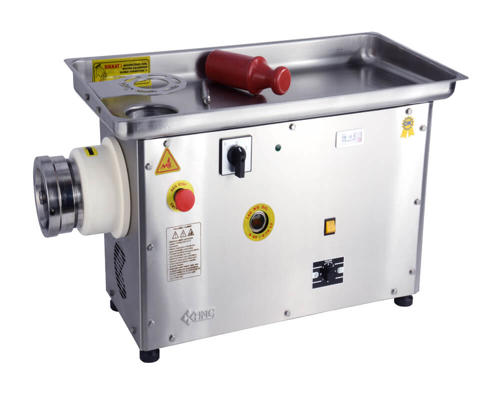 HNC 32 Paslanmaz Soğutmalı Kıyma Makinesi KOMPLE PASLANMAZ