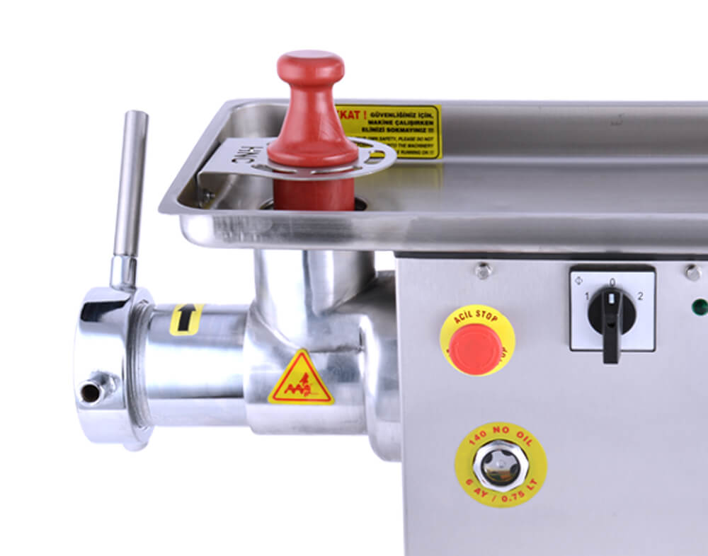 HNC 12 Paslanmaz Kıyma Makinesi KOMPLE PASLANMAZ