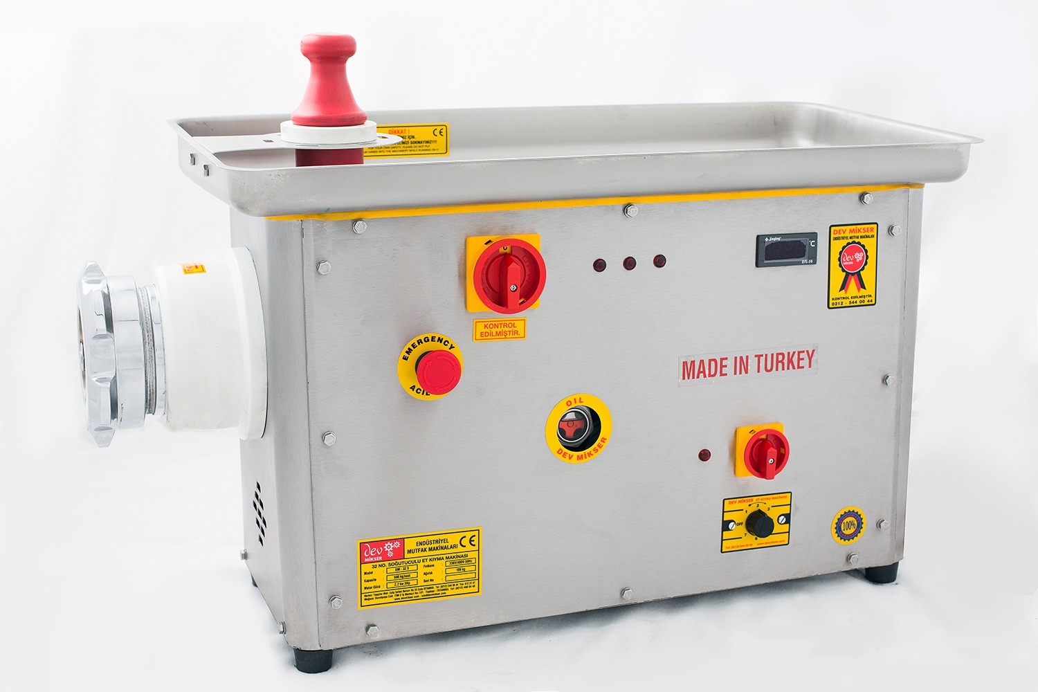 Dev Mikser 32 Soğutmalı Kıyma Makinesi 