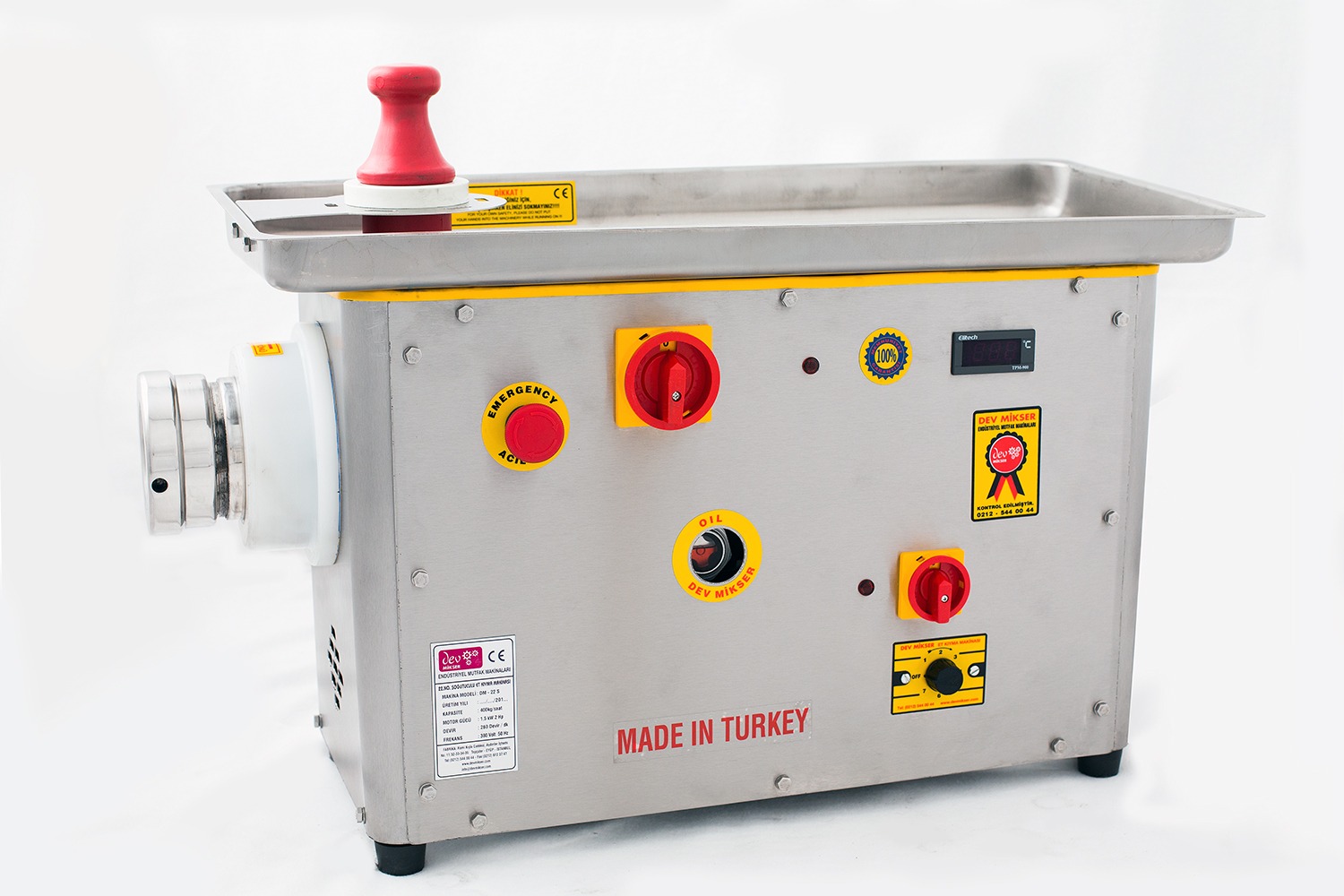 Dev Mikser 22 Soğutmalı Kıyma Makinesi 