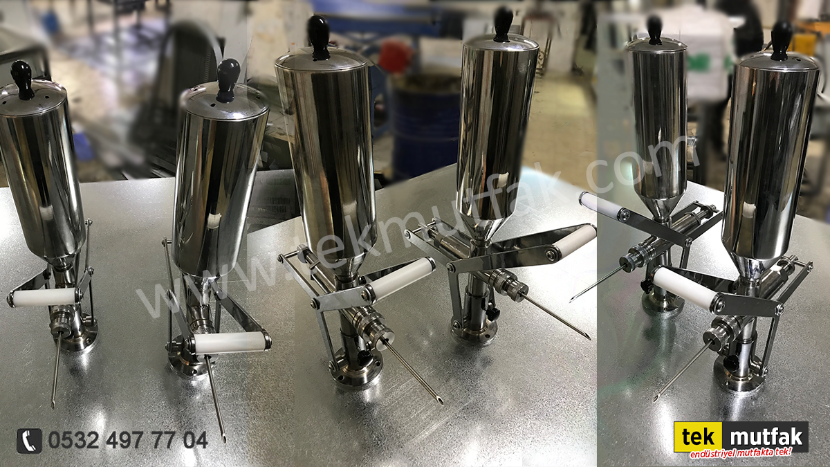 Çikolatalı Lokma - Lokma Çikolata Dolum Makinesi - 2 li Set